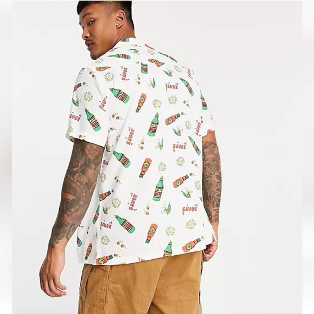 Level Ten Novelty Hot Sauce Button Down